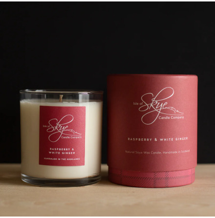 Skye Candles Doftljus - Raspberry &amp; White ginger