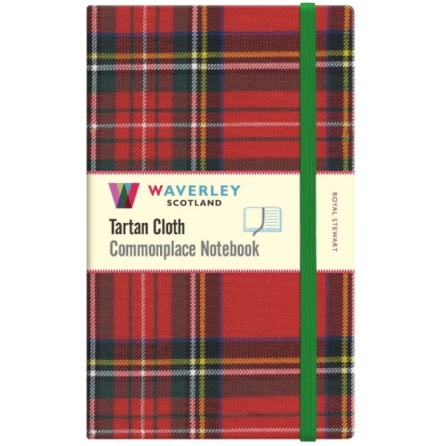 Tartan Cloth Notebook Large: Royal Stewart