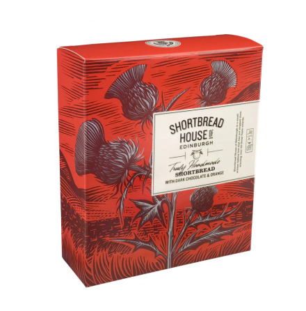 Shortbread Mini - Mrk choklad &amp; Apelsin 150g