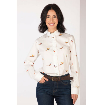 Rydale Oxford Ivy - Damblus med volangkrage 