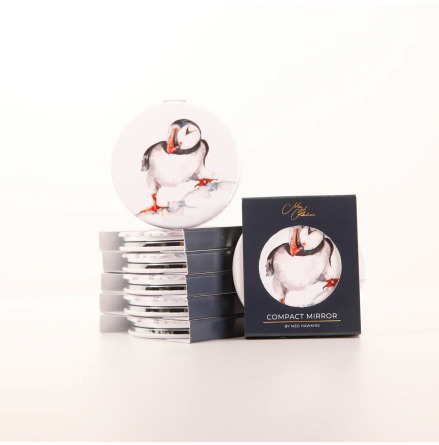 Vikbar sminkspegel Puffin