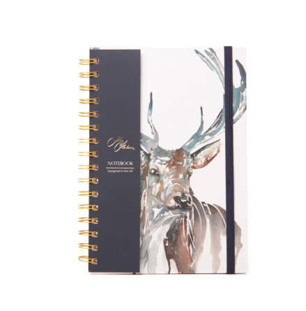 Meg Hawkins A5 Notebook - Stag