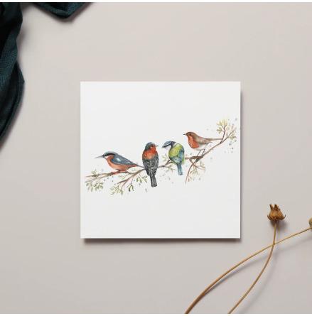 British Birds Greeting Card