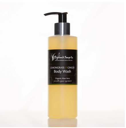Lemongrass &amp; Ginger - Ekologisk Kroppstvl 250ml