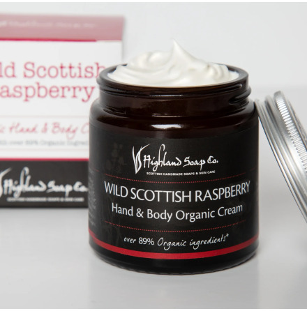 Wild Scottish Raspberry - Ekologisk Hand &amp; Body Cream 120ml