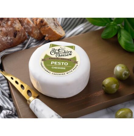 Cheshire Pesto - Traditionel cheddar med Pesto