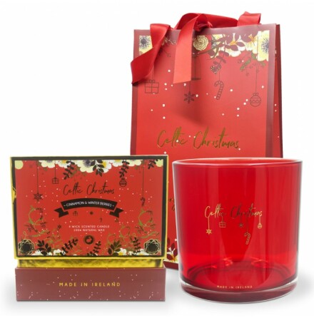 Celtic Candles Doftljus - Kanel & Vinterbär (4-vekars) Celtic Candles Doftljus - Kanel & Vinterbär (4-vekars)