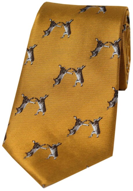 Boxing Hares Guld - Slips, Silke