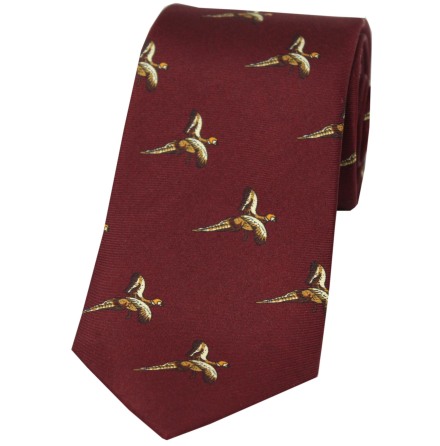 Flying Pheasants, Wine - Slips, Silke Flying Pheasants, Wine - Slips, Silke