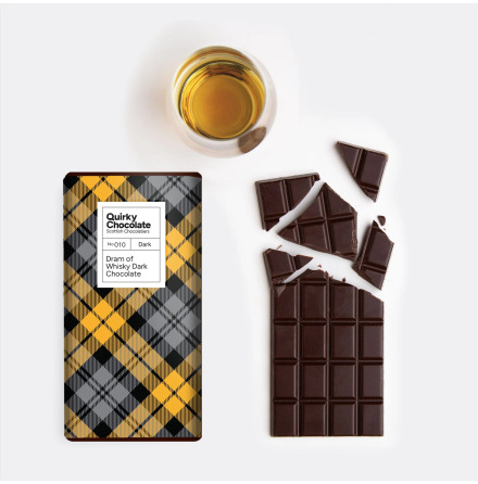 Scottish Whisky Dark Chocolate - Tartan Scottish Whisky Dark Chocolate - Tartan