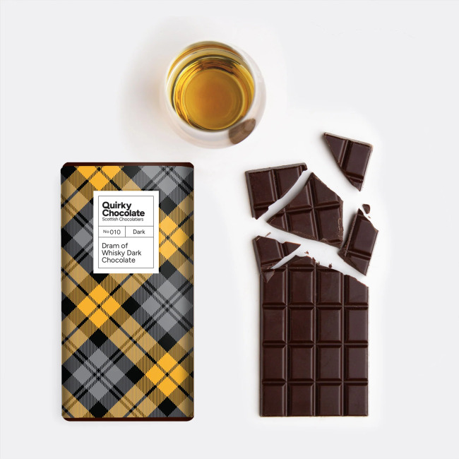 Scottish Whisky Dark Chocolate - Tartan