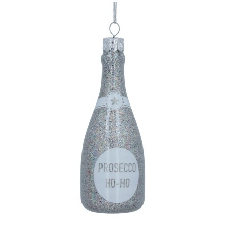 Bottle of Prosecco - Julgransdekoration