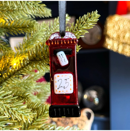 Pillar Box - Julgransdekoration