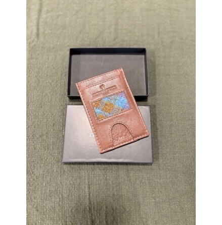 ChipSafe Korthllare - Brunt Lder med Fruin Tweed