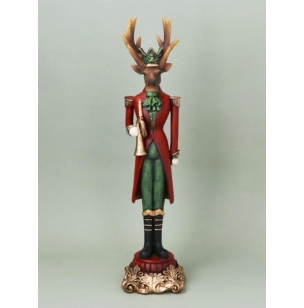 Reindeer Trumpeter - Juldekoration