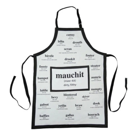 Auld Scots Words Apron
