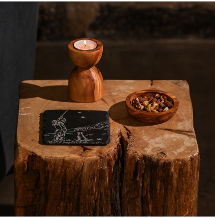 Shooting Coaster - glasunderl�gg i skiffer