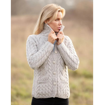 Harrison super soft cardigan - Marble Grey