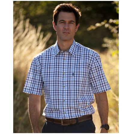 Canterbury Country shirt Blue - Kort�rmad skjorta