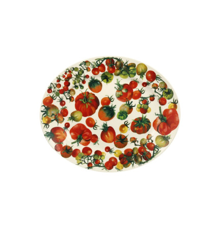 Emma Bridgewater Ovalt fat - Vegetable Garden Tomatoes