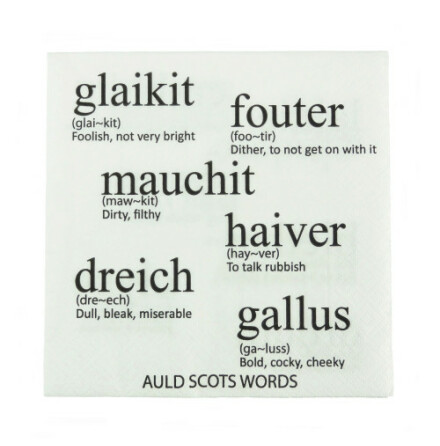 Servetter - Auld Scots Words