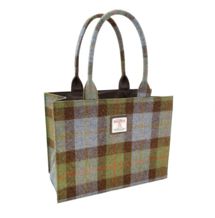 Tote Bag "Glencoe" i Harris Tweed - MacLeod Tartan