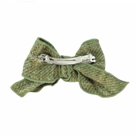Harris Tweed Rosettkl�mma - Green Herringbone
