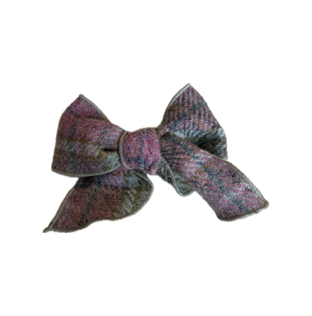 Harris Tweed Rosettkl�mma - Soft Pink Buchanan