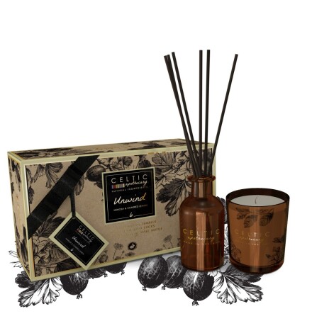 Celtic Candles Mini Gift Box - UNWIND