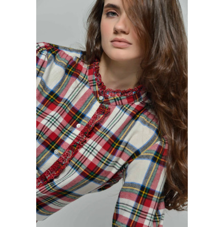 ANDREA Red Tartan