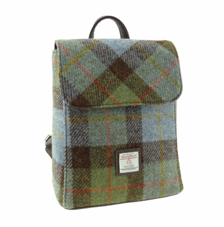 Miniryggs�ck "Tummel" i Harris Tweed - MacLeod Tartan
