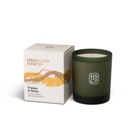 Whisky &amp; Honey - Soya Wax Candle