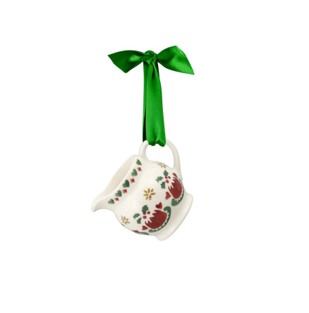 Emma Bridgewater julgransdekoration - Christmas Puddings Tiny Jug